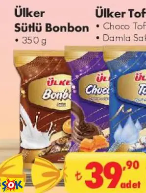 ÜLKER SÜTLÜ BONBON/BAYRAM ÇİKOLATASI/ŞEKERİ